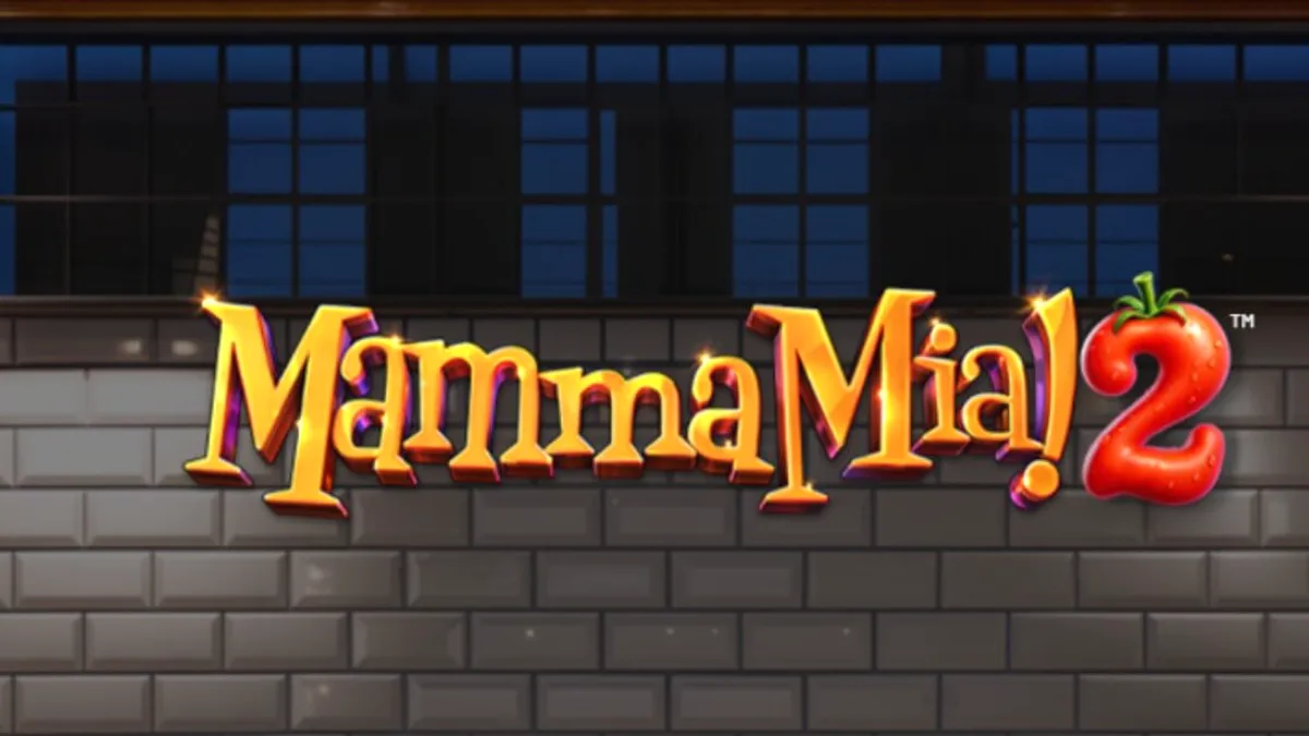 Tampilan visual slot Mamma Mia 2 dengan tema dapur restoran Italia