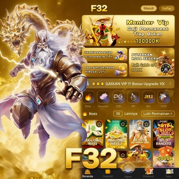 F32 2026 Slot Gacor RTP Tinggi