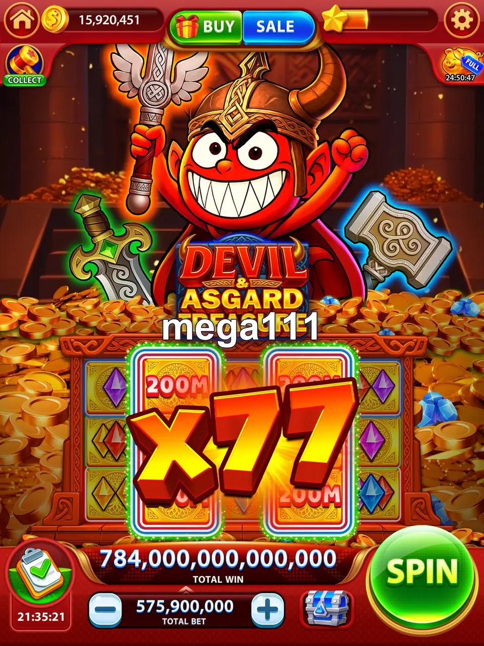 mega111 Tangkapan Layar - APK Resmi