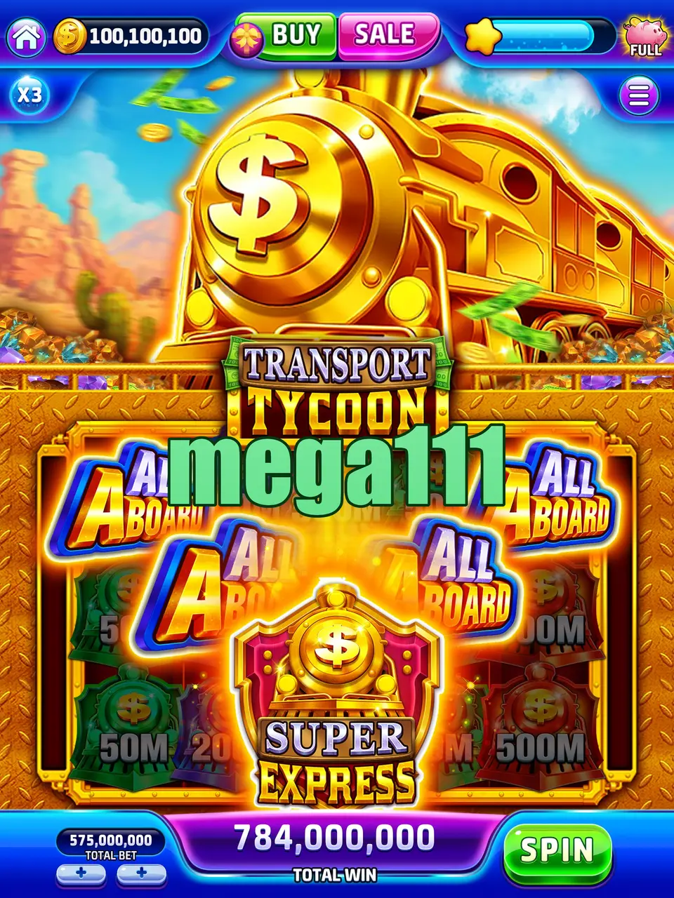 mega111 Tangkapan Layar Resmi APK